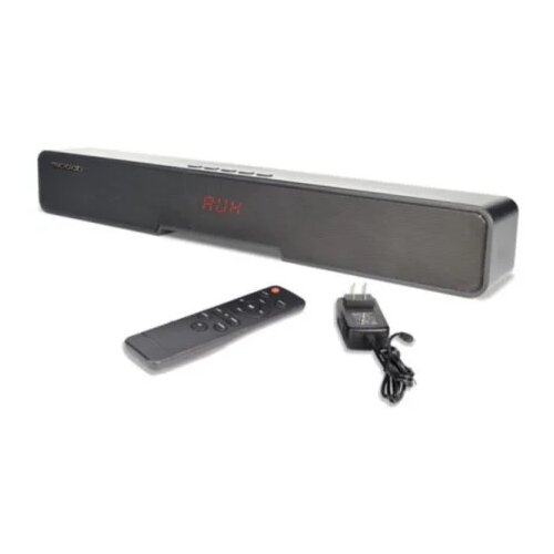 Microlab bluetooth speaker soundbar Onebar02 led 2x15W/USB/HDMI/AUX/Optical/Coaxial crni Slike