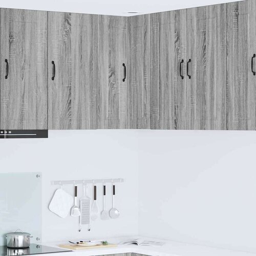  Zidni kuhinjski ormarić s policom Siva Sonoma 57 x 57 x 80 cm Cijene