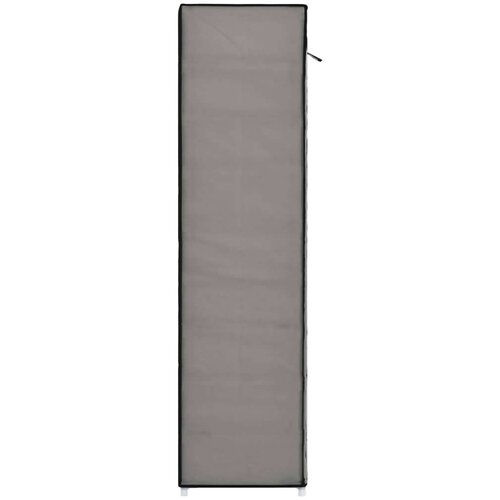 VidaXL 282434 shoe cabinet with cover grey 115x28x110 cm fabric Slike