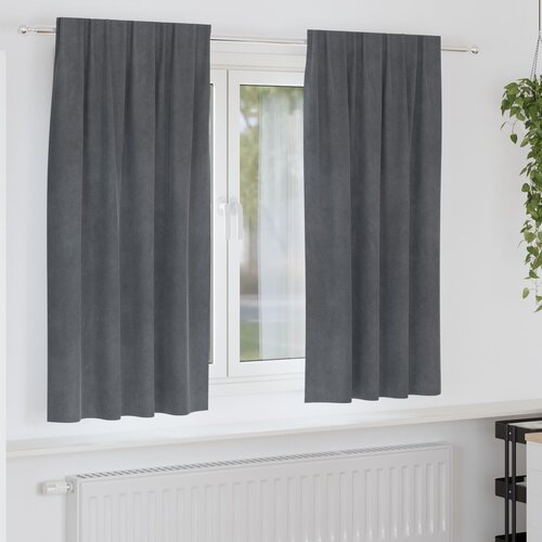 vidaXL Zavjese Super svjetlosiva Poliester 140 x 175 cm Zavjese Cijene