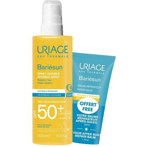 Uriage transparentni sprej SPF50+ i balzam posle sunčanja Bariésun promo set Cene