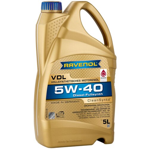 RAVENOL Motorno ulje VDL 5W-40, 5 l Cene