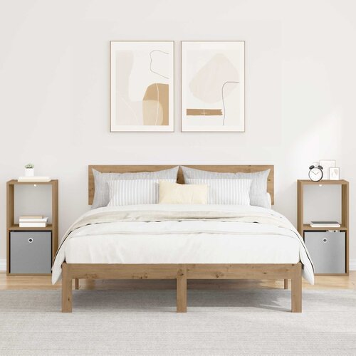  Noćni ormarić 2 pcs Umjetnički hrast 35 x 32 x 68,5 cm Cene