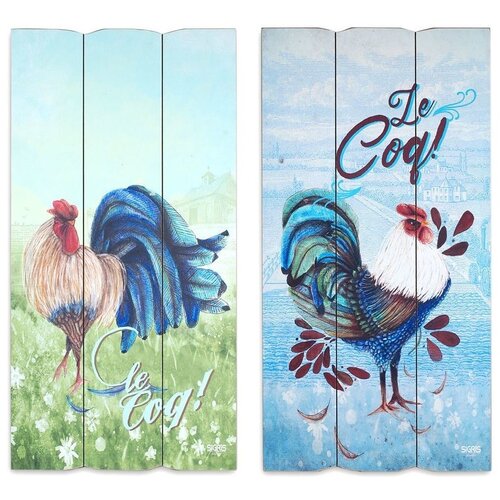 Signes Grimalt Pijetlovi Zidni Ukras Set 2U Multicolour Slike