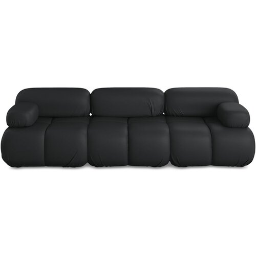 Makamii Crna sofa od imitacije kože 285 cm Lokua – Cijene