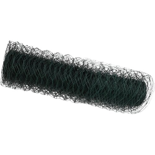 vidaXL Heksagonalna ograja Zelena 0.6x25 m Jeklo, (22086369) Cene