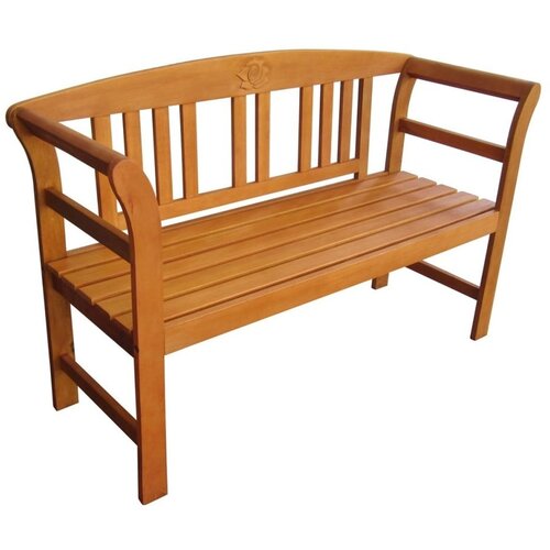 Garden Pleasure Smeđa vrtna klupa od masivnog drveta San Jose &amp;ndash; Slike