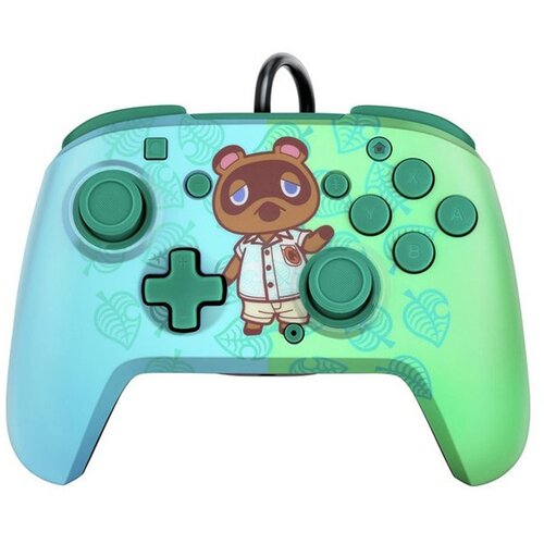 Pdp žični kontroler Faceoff Deluxe+ z avdio priključkom Animal Crossing za Nintendo Switch Cene