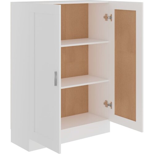  za knjige bijeli 82,5 x 30,5 x 115 cm konstruirano drvo Slike