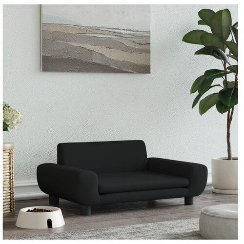 vidaXL Za pse crna 70 x 45 x 33 cm bar&scaron;unasti Cijene