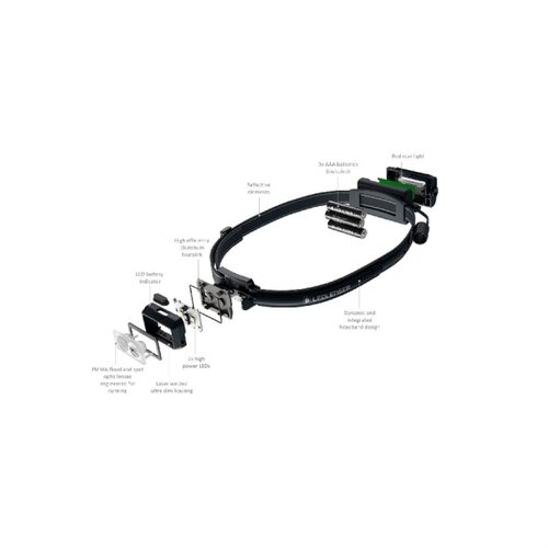 LED LENSER Ledlenser NEO3 - LED prigu&scaron;iva čelna lampa LED/3xAAA IP54 400 lm 20 h crna Cene