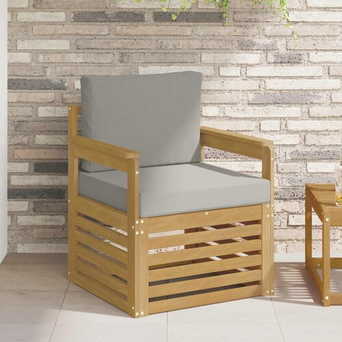  2 Komad Set vanjskih sofa Poliester Bijela i svijetlosiva Cene