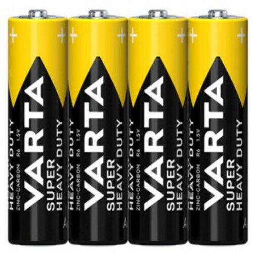 Varta Superlife AA 1.5V R6P SUPER HEAVY DUTY, PAK4 CK, Cink karbon baterije Slike
