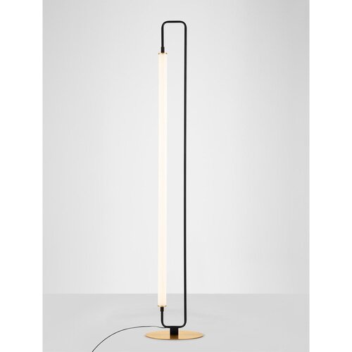 Nova Luce Bela/mat črna kovinska LED stoječa svetilka (vi&amp;scaron;ina 150 cm) Wetro &amp;ndash; Slike