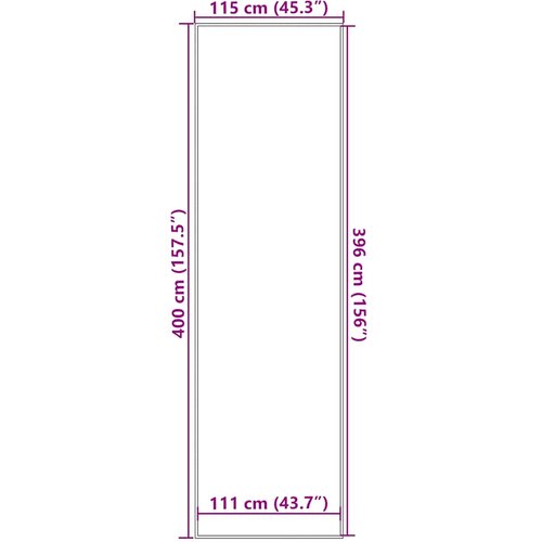 Otirač prugasti crni i sivi 115 x 400 cm Slike