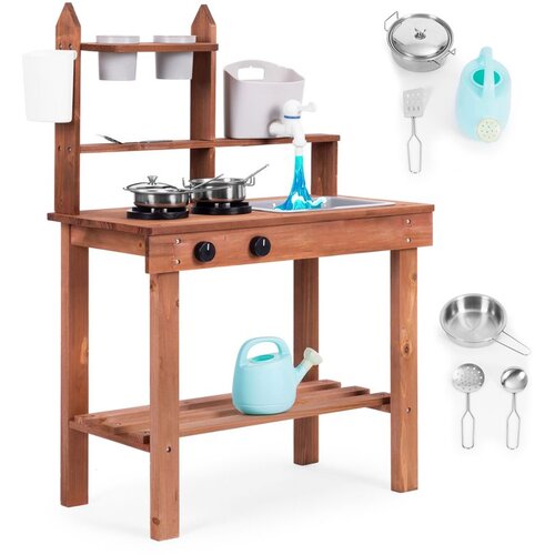 ECO TOYS Dječja vanjska kuhinja od jelovine Slike