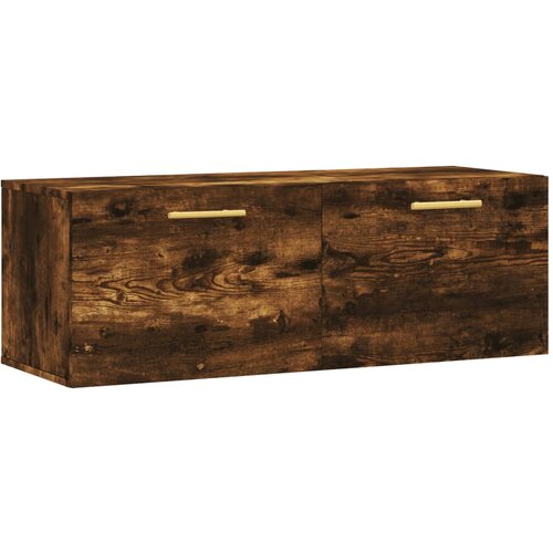 Maison Chic Stenska omarica - Zidna omarica dimljeni hrast 100x36,5x35 cm inženirski les iu439, (22063403) Cene