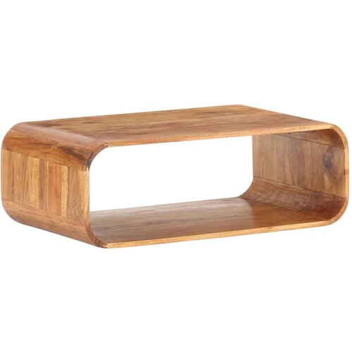  Stolić za kavu 90 x 50 x 30 cm od masivnog bagremovog drva Slike