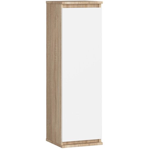 AKORD Clp Stenska Vitrina, Hrast Sonoma/Bela, (5000332736) Slike