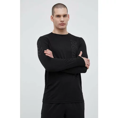 Hummel Majica z dolgimi rokavi za vadbo Topaz črna barva
