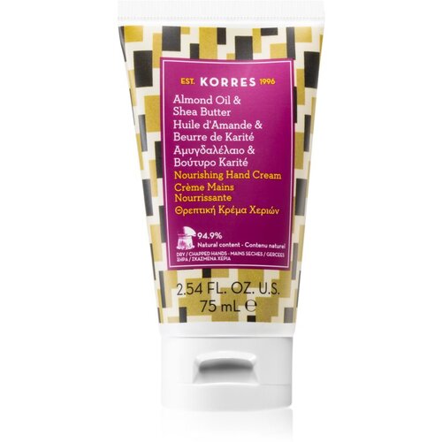 Korres Almond Oil &amp;amp; Shea Butter hranjiva krema za ruke 75 ml Slike