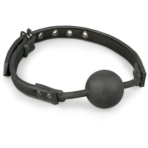 EasyToys - Fetish Collection Gag s silikonsko kroglico, črn Cene