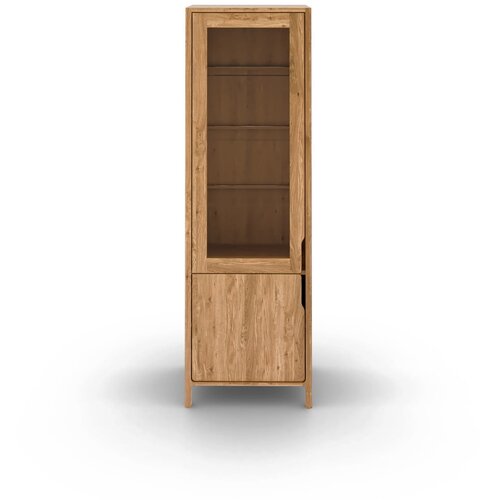 The Beds Vitrina od punog hrasta u prirodnoj boji 59x188 cm Twig – Cijene
