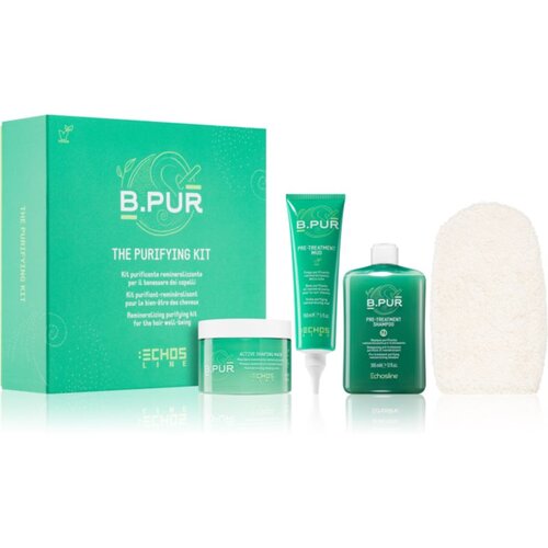 EchosLine The Purifying Kit darilni set za suhe in barvane lase 3 kos Cene