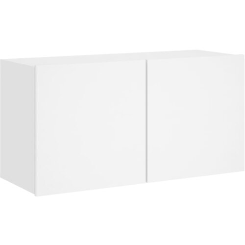 Maison Chic Stenska TV omarica - TV stojalo - Televizijska omarica bela 80x30x41 cm, (21700791) Slike