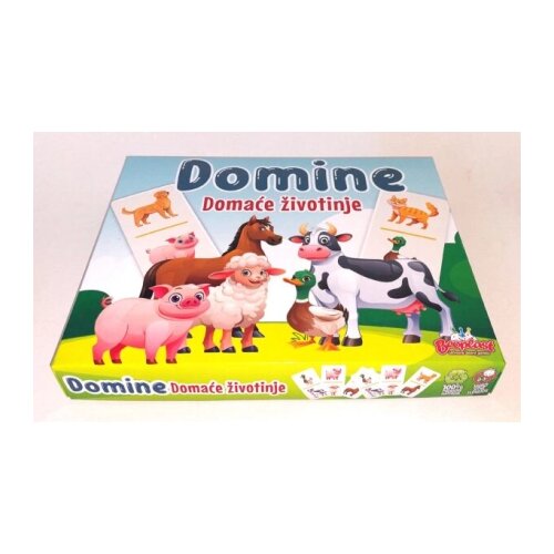 Dečije dru&amp;scaron;tvene igre Domine domace zivotinje 874079 Slike
