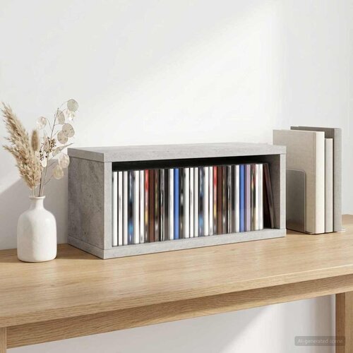 Stalak za CD-ove Betonska siva 40 x 17 x 17 cm Cene