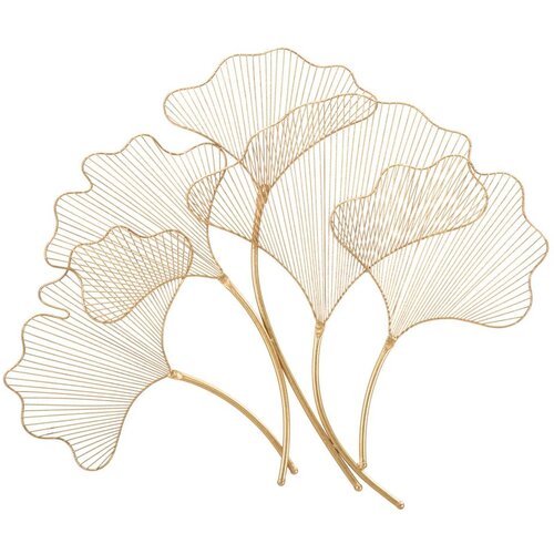Mauro Ferretti Kovinska stenska dekoracija 79x68 cm Leaf – Cene
