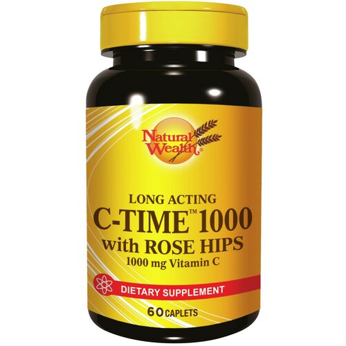 Natural Wealth vitamin c sa produženim oslobađanjem 1000 mg 60 tableta Slike