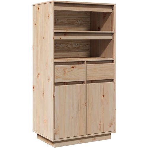 Maison Chic Visoka omara - Komoda - Predalnik 60x40x116,5 cm trdna borovina, (21717490) Slike
