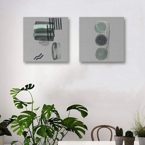 Wallity Zidna slika ASR_CNVS25-8, 50x50cm, 2 dijela Cene