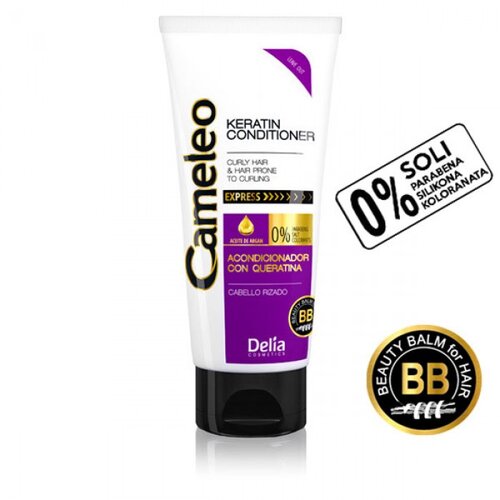 Delia CAMELEO BB - ANTI FRIZZ - Balzam sa keratinom i arganovim uljem za kovrdžavu kosu 200ml Slike