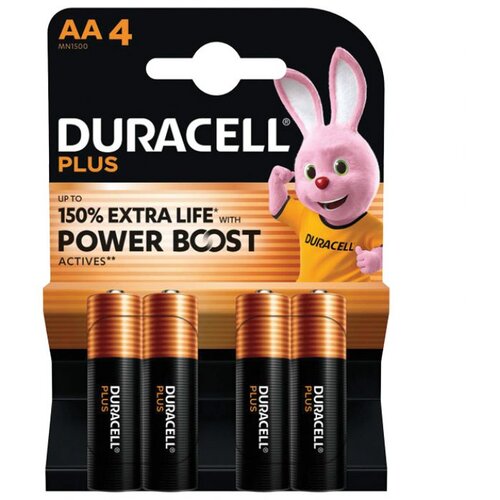  BATERIJA ALKALNA 1,5V AAA PLUS BOOST PK4 DURACELL LR03 BLISTER Slike