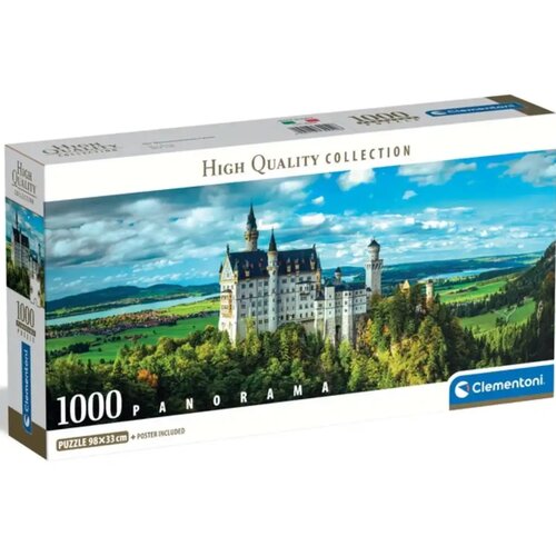 Clementoni Panoramska slagalica od 1000 dijelova Neuschwanstein dvorac - Cene