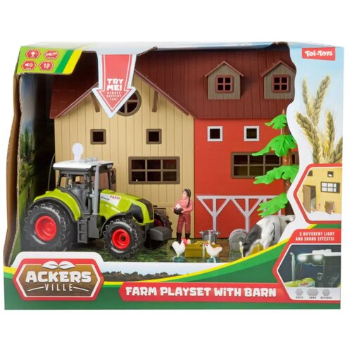 Magic Toys Ackers Ville Farm set igrali&amp;scaron;te s traktorom Slike
