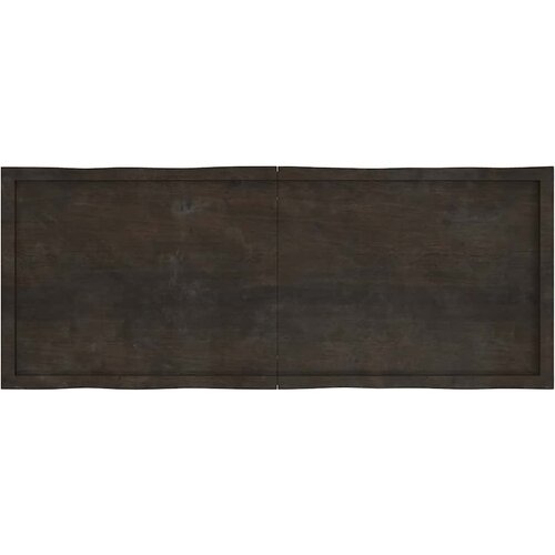 Stolna ploča tamnosmeđa 160x60x(2-4) cm obrađena hrastovina Slike