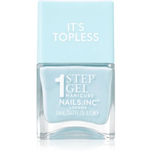 Nails Inc. It&rsquo;s Topless gel lak za nokte za dugotrajni efekt nijansa Giselle Icy Blue 14 ml Cijene