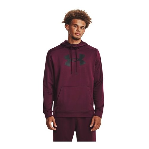 Under Armour UA Armour Fleece Big Logo Hoodie, Dark Maroon/Black - S, (20832529) Cene