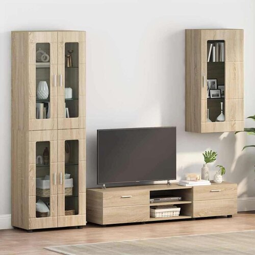 vidaXL Omarica za montažo na steno sonoma hrast 55 x 29 x 100 cm Cene