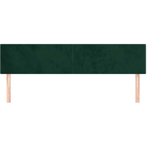  Uzglavlja tamnozelena 180x5x78/88 cm bar&amp;scaron;unasta Slike