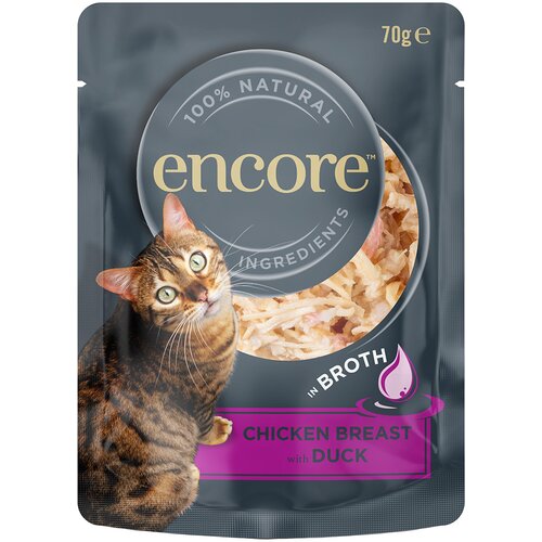 Encore Ekonomično pakiranje Cat Pouch 48 x 70 g - Pileća prsa s pačetinom Cijene