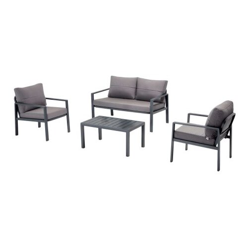 Hanah home Siena Anthracite Garden Lounge Set Cene