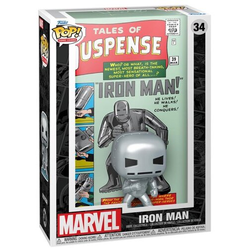 Funko POP! Comic Cover: Marvel - Tales Of Suspense #39 Iron Man Cene