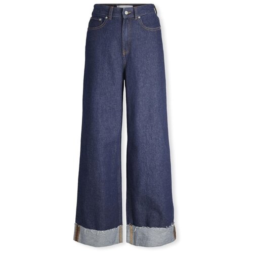 JJXX Jeans straight Noos Tokyo Wide Trousers - Dark Blue Denim Modra Slike