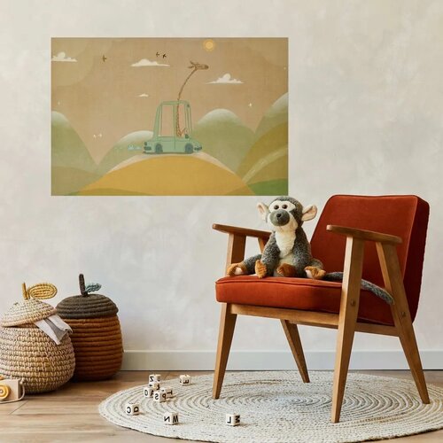  Plakat - Traveling Giraffe 30x21 Bez okvira Slike