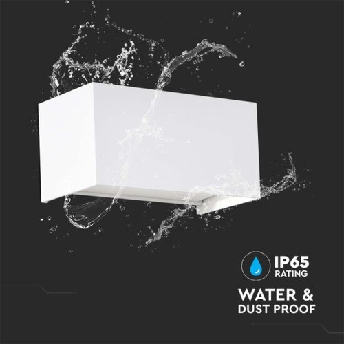  LED spolja&amp;scaron;nja zidna svetiljka LED/24W/230V 3000K IP65 bela Slike